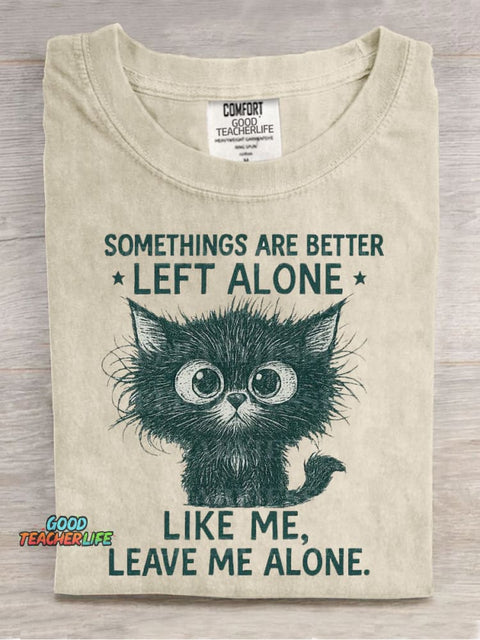 Cat Cute Casual Print T-Shirt