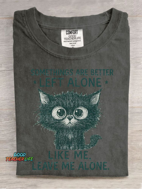 Cat Cute Casual Print T-Shirt