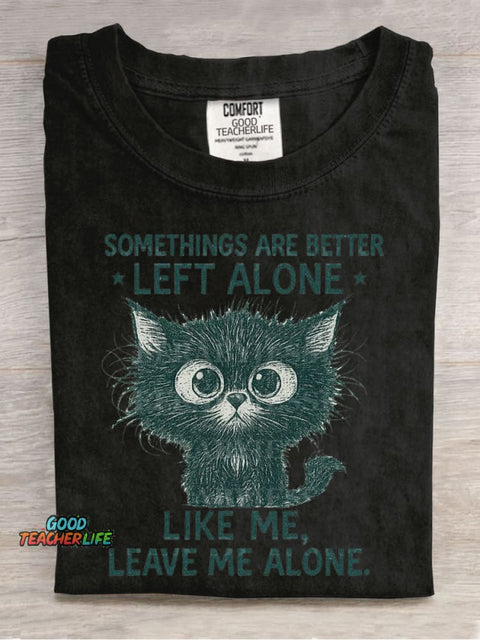 Cat Cute Casual Print T-Shirt