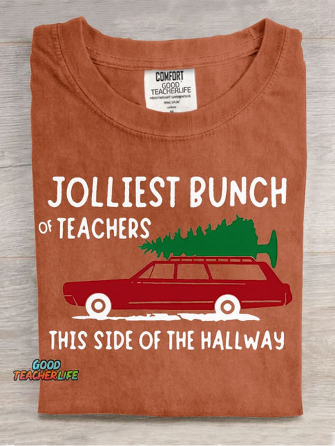 Teacher Funny Pattern Casual Print T-Shirt