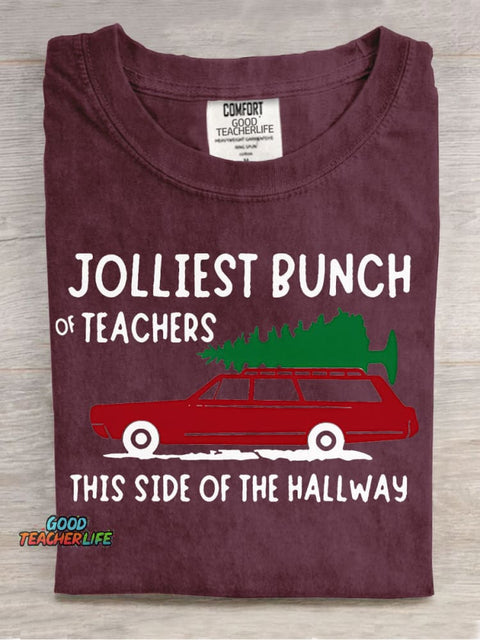 Teacher Funny Pattern Casual Print T-Shirt