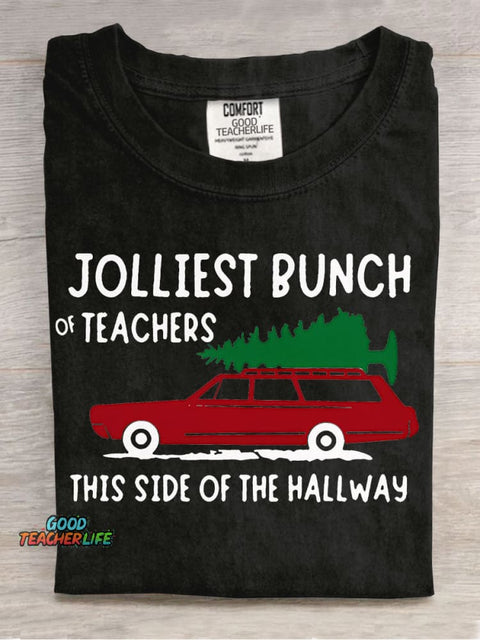 Teacher Funny Pattern Casual Print T-Shirt