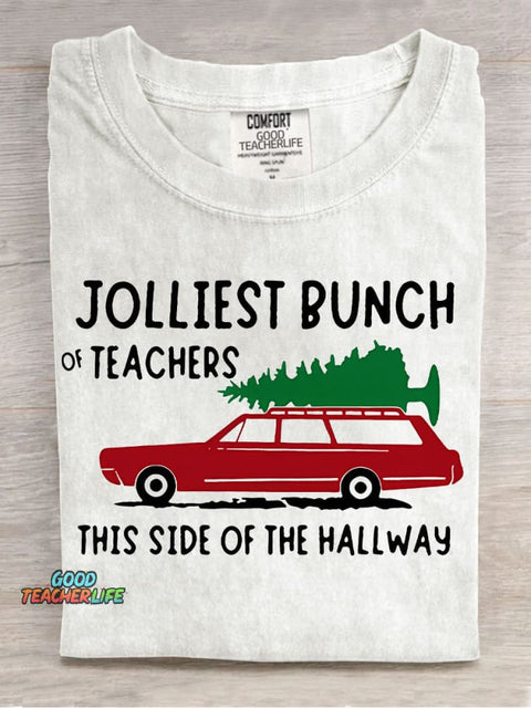 Teacher Funny Pattern Casual Print T-Shirt