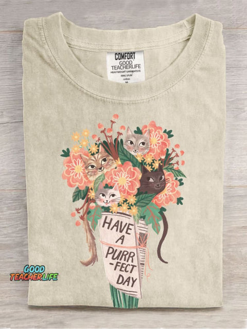 Kind Teachers Casual Print T-Shirt