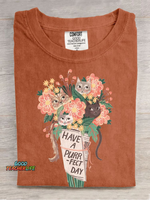 Kind Teachers Casual Print T-Shirt