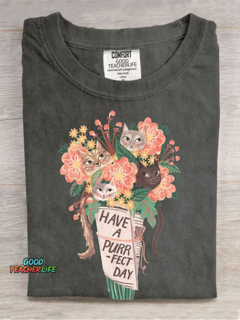 Kind Teachers Casual Print T-Shirt