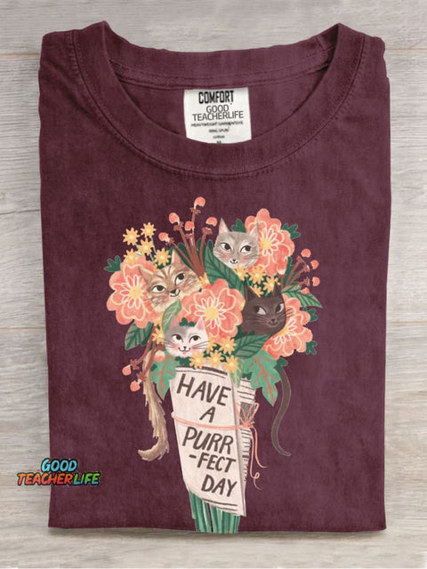 Kind Teachers Casual Print T-Shirt