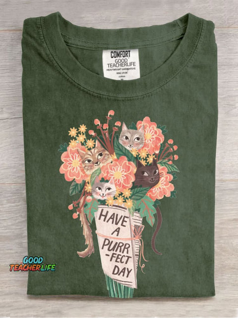 Kind Teachers Casual Print T-Shirt
