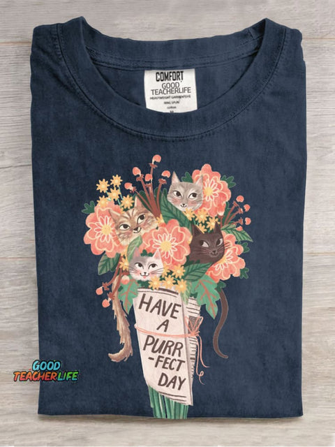 Kind Teachers Casual Print T-Shirt