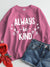 Christmas Dog Vintage Print Casual Sweatshirt
