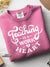 Teacherlife Vintage Print Casual Sweatshirt