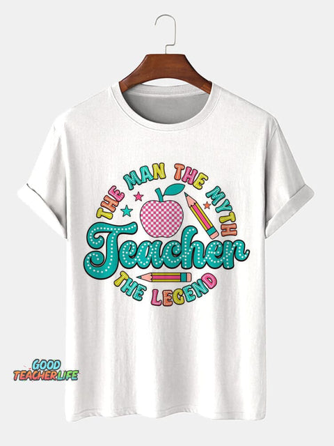 Teacher Decorative Pattern T-shirt