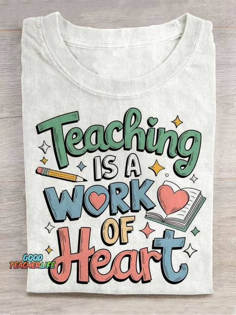 Teacher Decorative Pattern T-shirt
