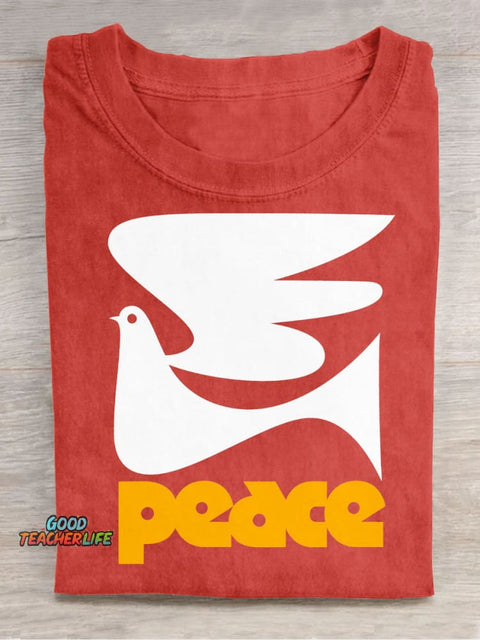 Peace Dove Decorative Pattern T-shirt