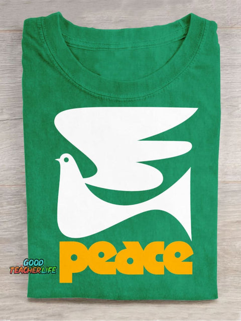 Peace Dove Decorative Pattern T-shirt