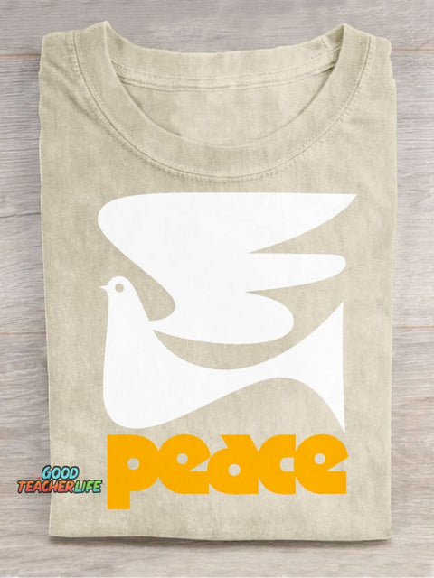 Peace Dove Decorative Pattern T-shirt