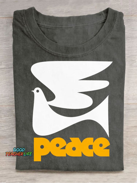 Peace Dove Decorative Pattern T-shirt