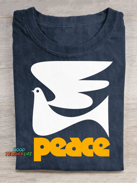 Peace Dove Decorative Pattern T-shirt