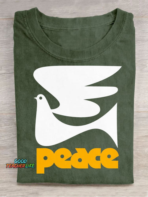 Peace Dove Decorative Pattern T-shirt