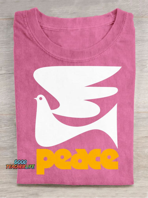 Peace Dove Decorative Pattern T-shirt