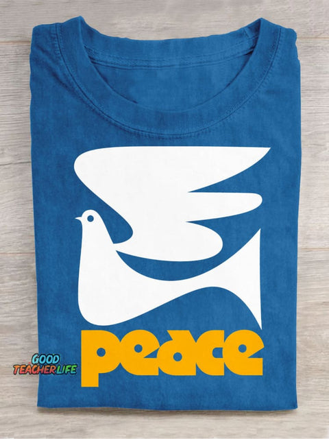 Peace Dove Decorative Pattern T-shirt
