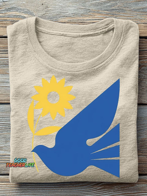 Peace Dove Decorative Pattern T-shirt