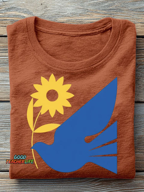 Peace Dove Decorative Pattern T-shirt