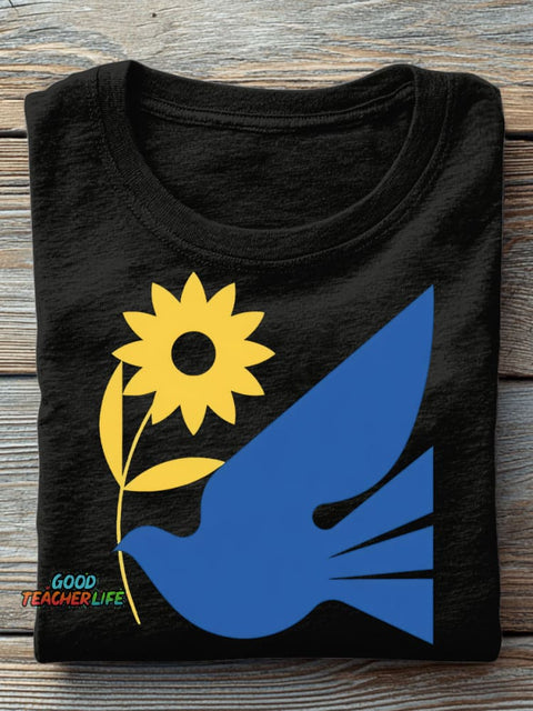 Peace Dove Decorative Pattern T-shirt