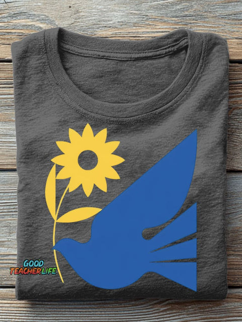 Peace Dove Decorative Pattern T-shirt