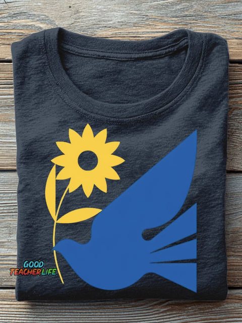 Peace Dove Decorative Pattern T-shirt