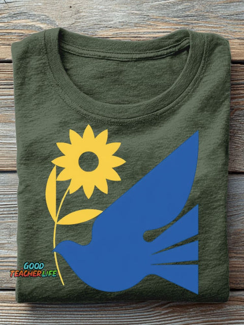 Peace Dove Decorative Pattern T-shirt