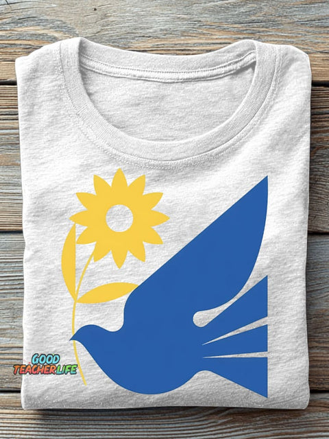 Peace Dove Decorative Pattern T-shirt