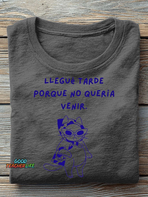Cute Kitten Decorative Pattern T-shirt