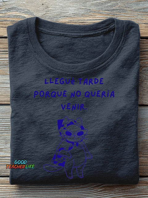 Cute Kitten Decorative Pattern T-shirt