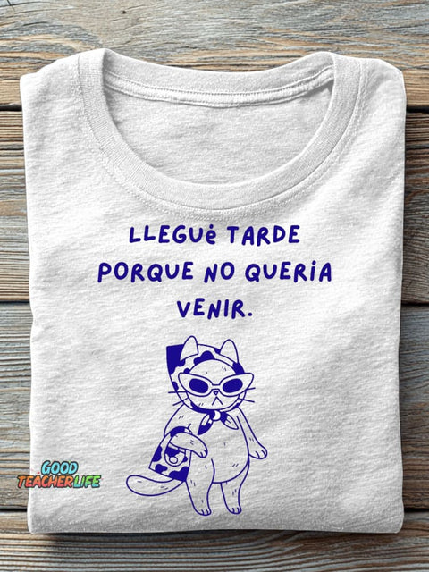 Cute Kitten Decorative Pattern T-shirt