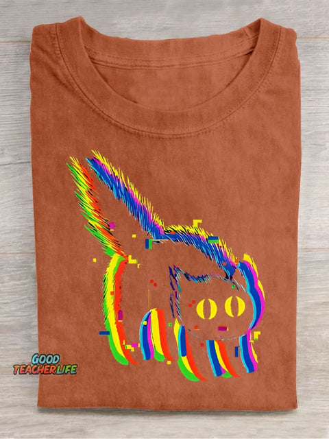 Furry Cat Decorative Pattern T-shirt