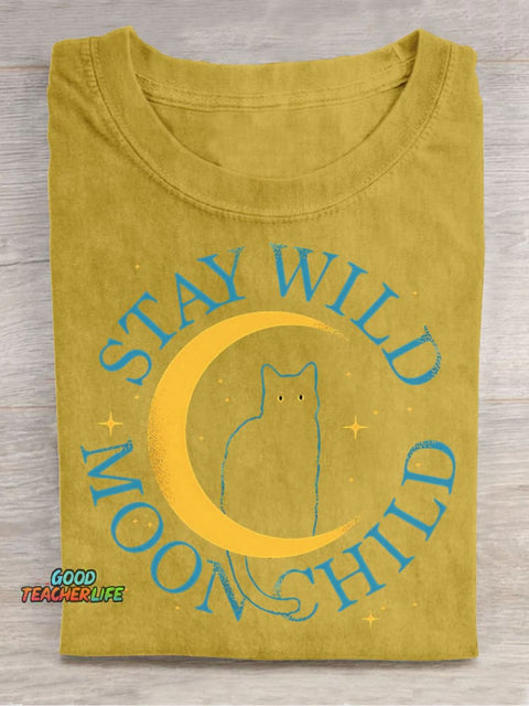 Keep Wild Decorative Pattern T-shirt