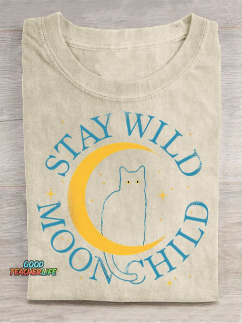 Keep Wild Decorative Pattern T-shirt