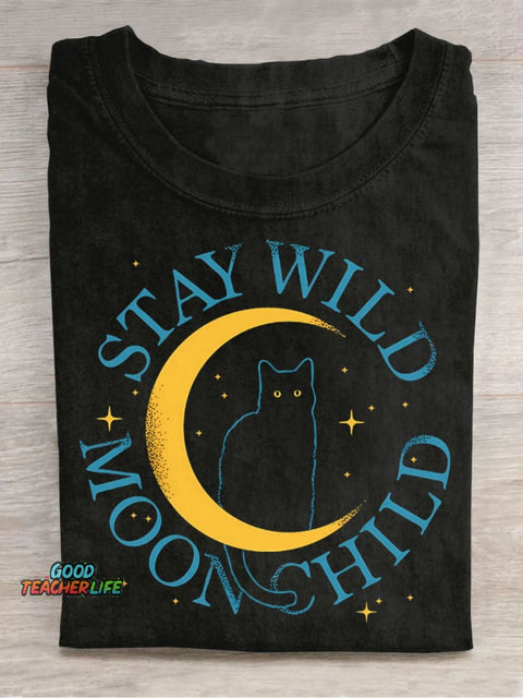 Keep Wild Decorative Pattern T-shirt
