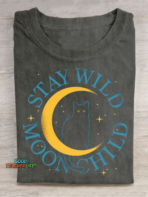 Keep Wild Decorative Pattern T-shirt