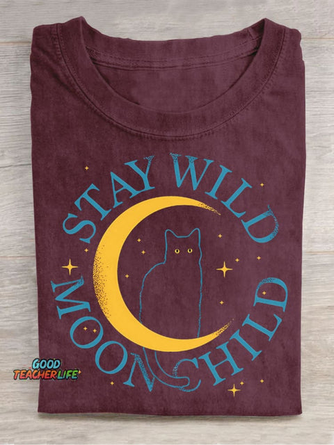 Keep Wild Decorative Pattern T-shirt