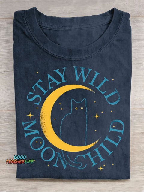 Keep Wild Decorative Pattern T-shirt