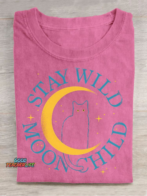 Keep Wild Decorative Pattern T-shirt