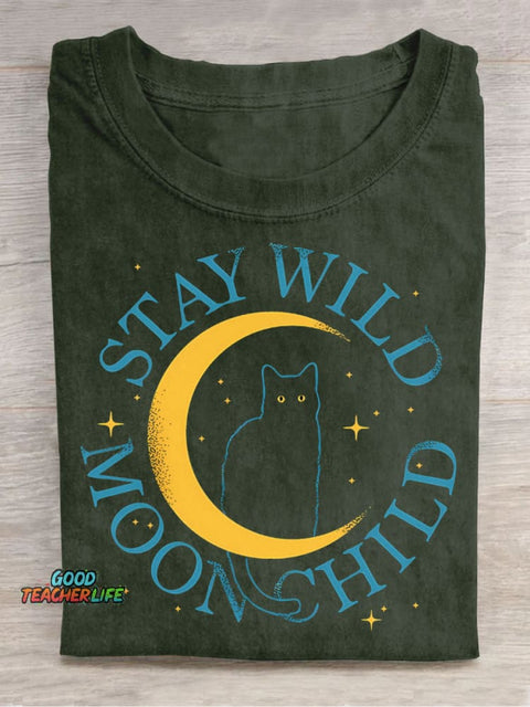 Keep Wild Decorative Pattern T-shirt
