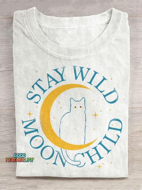 Keep Wild Decorative Pattern T-shirt