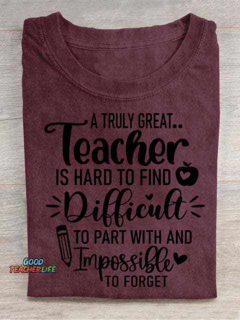 Teacher Decorative Pattern T-shirt