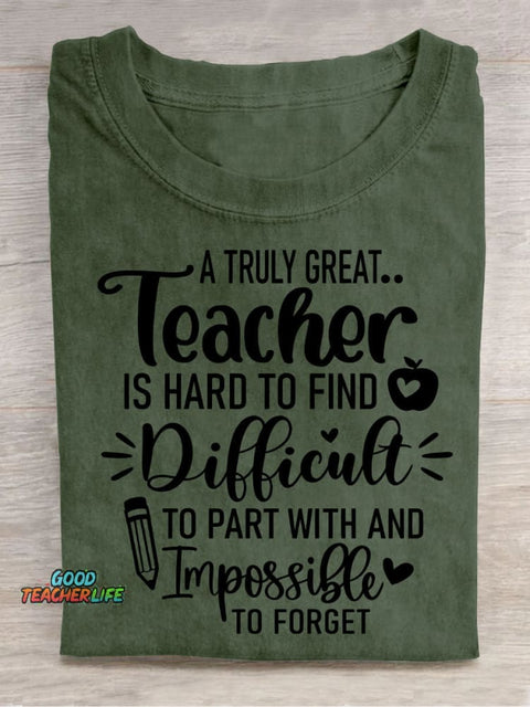 Teacher Decorative Pattern T-shirt