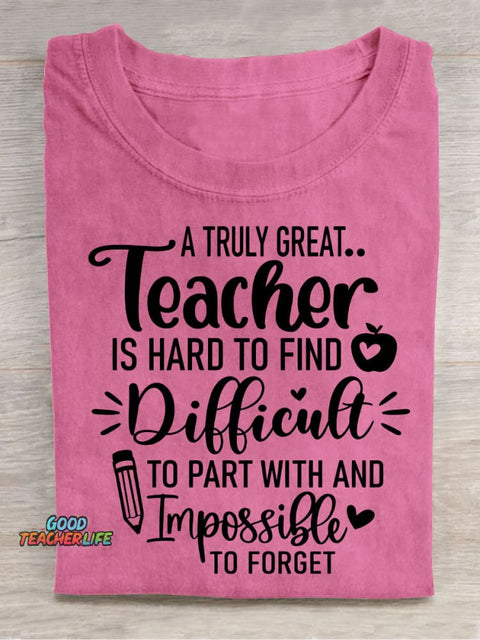 Teacher Decorative Pattern T-shirt