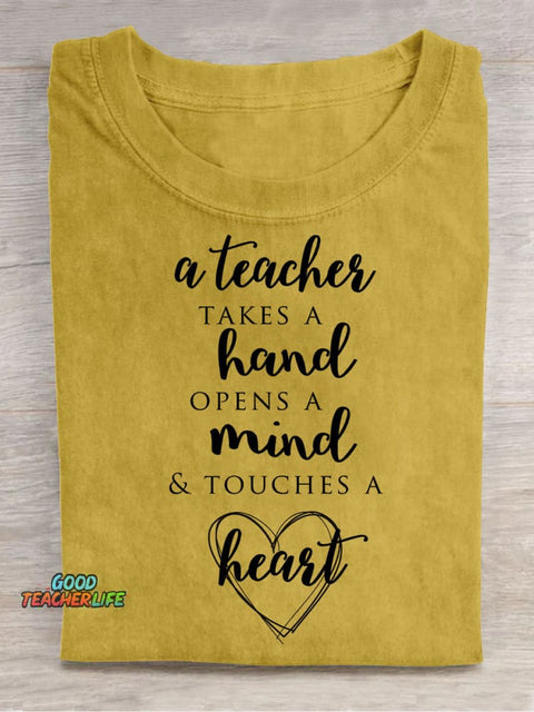 Teacher Decorative Pattern T-shirt