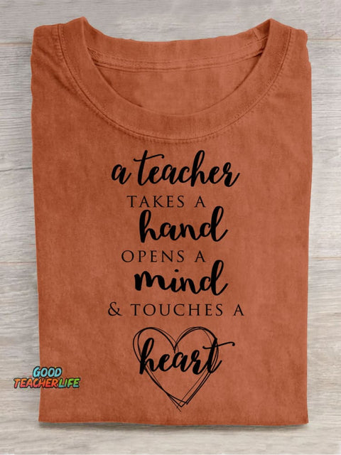 Teacher Decorative Pattern T-shirt